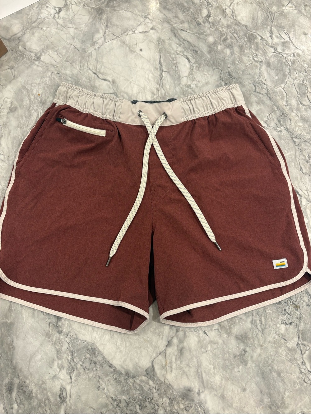 Vuori Banks Shorts The Rise The Shine Mens Stretch Quick Dry Unlined Sz S